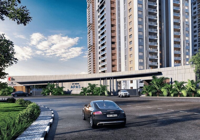 Exterior View, my-home-apas 3.5 Bedroom 2765 Sq.Ft. Apartment In Kokapet Hyderabad 10204648