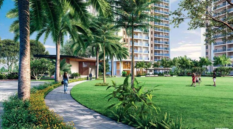 Garden, my-home-apas 3.5 Bedroom 2765 Sq.Ft. Apartment In Kokapet Hyderabad 10204648