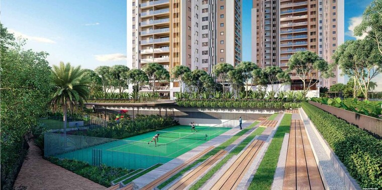 Swimming Pool, my-home-apas 3.5 Bedroom 2765 Sq.Ft. Apartment In Kokapet Hyderabad 10204648