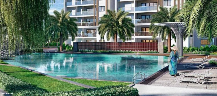 Swimming Pool, my-home-apas 3.5 Bedroom 2765 Sq.Ft. Apartment In Kokapet Hyderabad 10204648