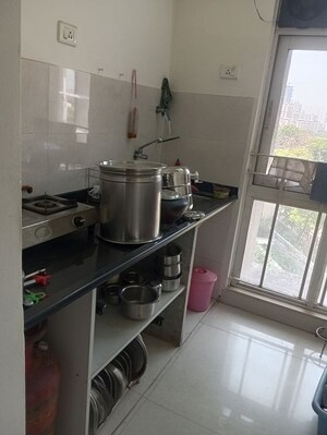 Kitchen in 1 BHK Apartment at Vijay Orovia, Ghodbunder Road – for Rent