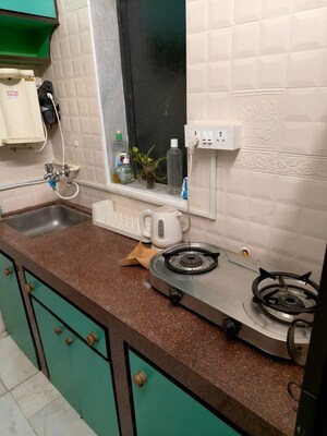 Kitchen in 1 BHK Apartment at Bandra West – for Rent