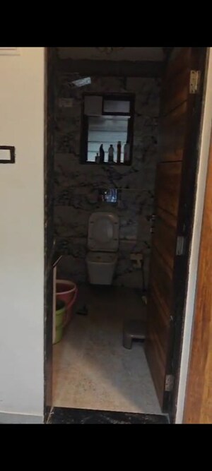 Bathroom in 1 BHK Apartment at Rosa Classic Apartment, Kasarvadavali – for Rent