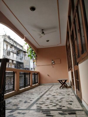 Balcony in 3 BHK Builder Floor at Sant Nagar – for Rent