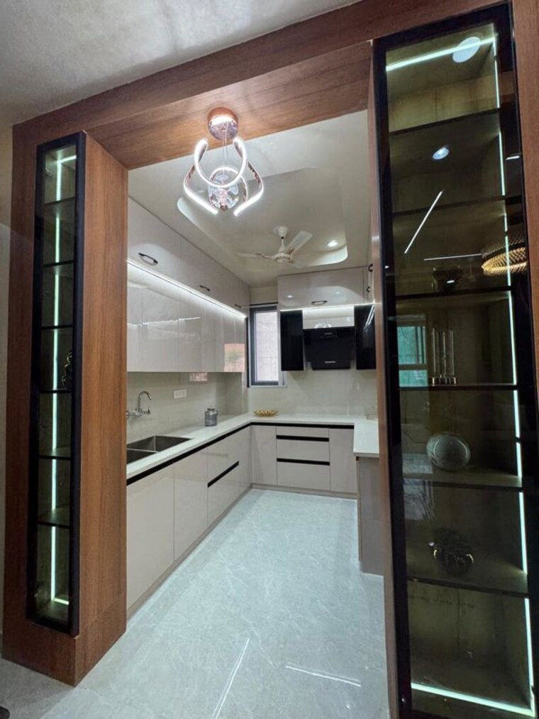 Kitchen, dwarka 3 Bedroom 1000 Sq.Ft. Builder Floor In Dwarka Delhi 10205241