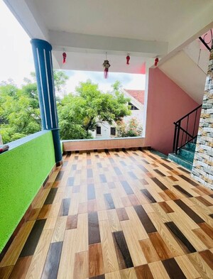 Balcony in 1 BHK Independent House at Wadgaon Sheri – for Rent