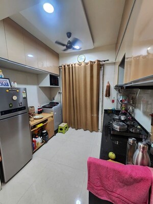 Kitchen in 1 BHK Apartment at Pyramid Elements, Kalwa – for Rent