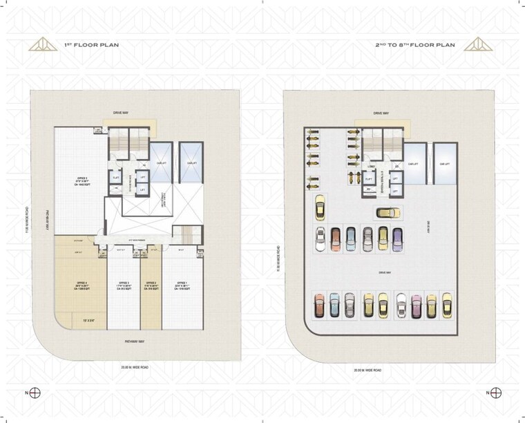 Floor Plan, delta-icon 3 Bedroom 2129 Sq.Ft. Apartment In Airoli Sector 7 Navi Mumbai 10205253