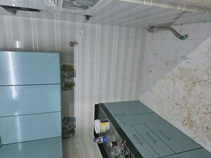 Kitchen in 1 RK Apartment at Kamgar Nagar – for Rent