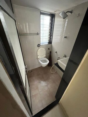 Bathroom in 1 BHK Apartment at CCI Rivali Park, Borivali East – for Rent