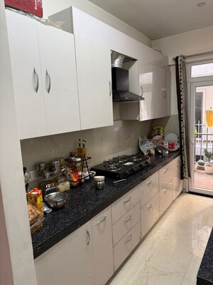 Kitchen in 3 BHK Apartment at Signature Global City 63A, Sector 63a – for Rent