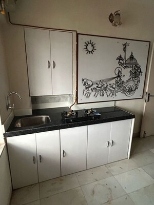 Kitchen in 2 BHK Apartment at Vasant Valley Ivy Tower, Malad East – for Rent