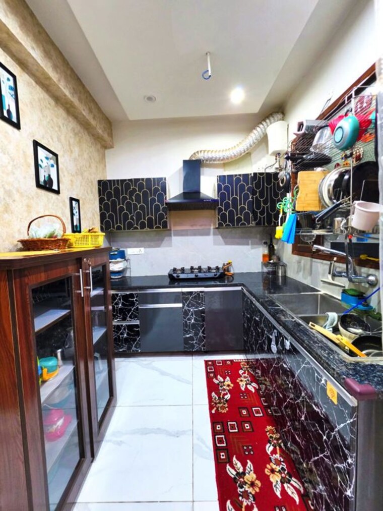 Kitchen, pir machalla 3 Bedroom 1200 Sq.Ft. Apartment In Pir Machalla Zirakpur 10205446