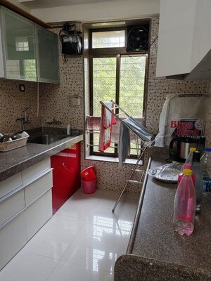 Kitchen in 1 BHK Apartment at Chaitanya Vrindavan, Vile Parle East – for Sale