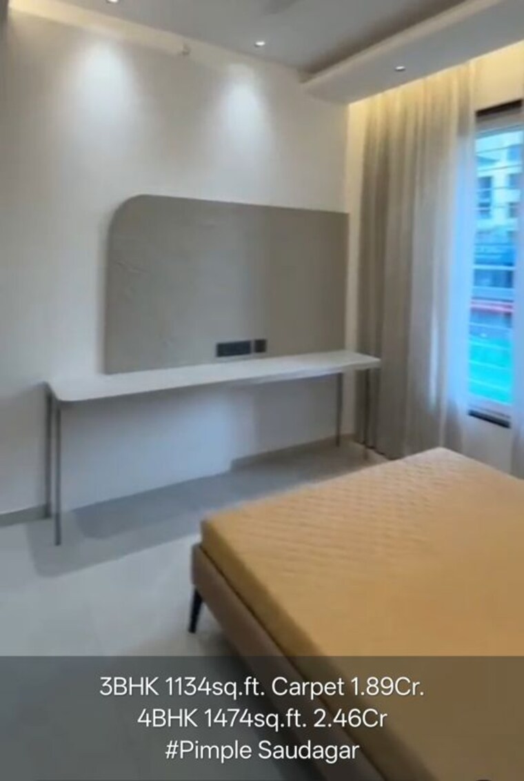 Bedroom, sukhwani-palm-breeze 2 Bedroom 820 Sq.Ft. Apartment In Pimple Saudagar Pune 10205455