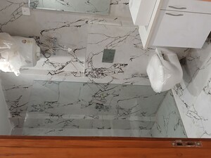 Bathroom in 3 BHK Builder Floor at Auram Floor, South City 2 – for Rent