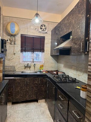 Kitchen in 3 BHK Builder Floor at Uppal Southend, Sector 49 – for Rent