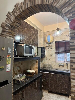 Kitchen in 3 BHK Builder Floor at Uppal Southend, Sector 49 – for Rent