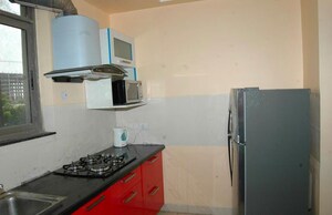 Kitchen in 3 BHK Builder Floor at Unitech The Residences Gurgaon, Sector 33 – for Rent