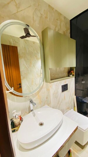 Bathroom in 4 BHK Builder Floor at Unitech Espace Nirvana Country, Sector 50 – for Rent