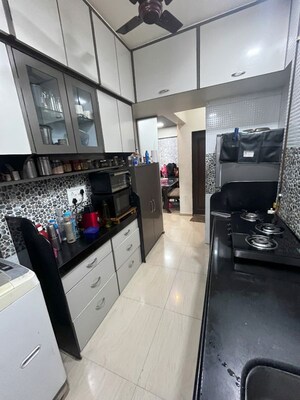 Kitchen in 1.5 BHK Apartment at Mahavir Platinum CHS Ltd, Govandi East – for Sale