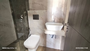 Bathroom in 2 BHK Apartment at IM Applaud 38, Goregaon East – for Rent