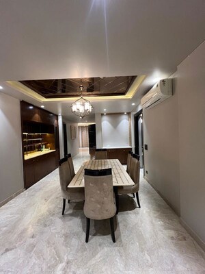 Living Room in 4 BHK Builder Floor at Baani Square, Sector 50 – for Rent