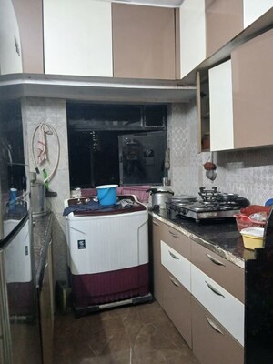 Kitchen in 2 BHK Apartment at Sankalp II, Malad East – for Rent