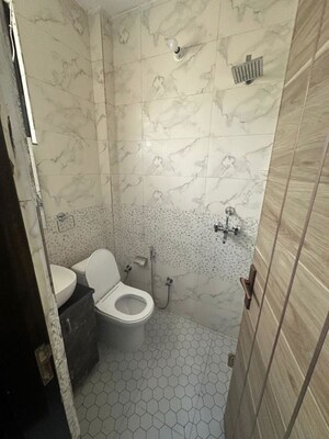 Bathroom in 1 RK Builder Floor at Kohli One Malibu Town, Sector 47 – for Rent