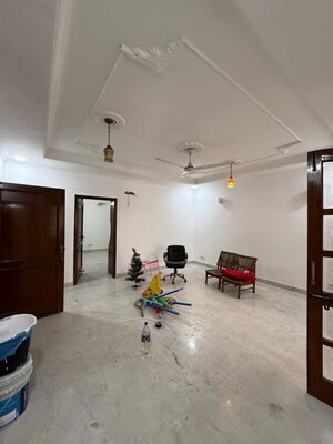 Living Room in 3 BHK Builder Floor at Kalkaji – for Rent