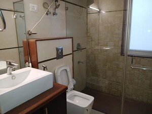 Bathroom in 4 BHK Builder Floor at New Friends Colony – for Rent