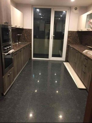 Kitchen in 4 BHK Builder Floor at Maharani Bagh – for Rent
