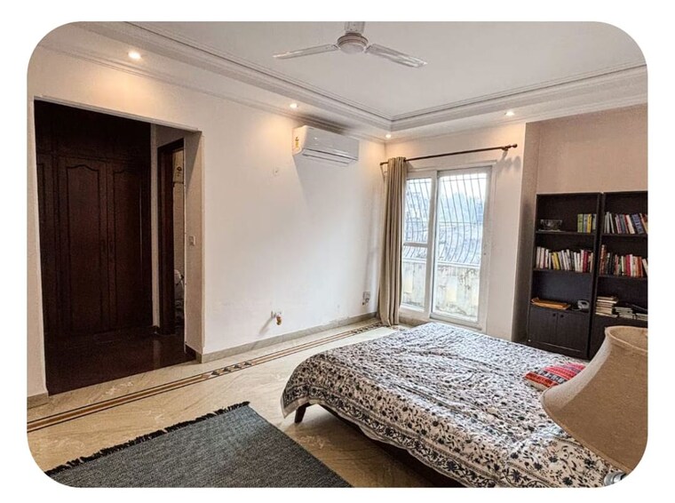 Bedroom, pamposh enclave 3 Bedroom 1800 Sq.Ft. Builder Floor In Pamposh Enclave Delhi 10205692