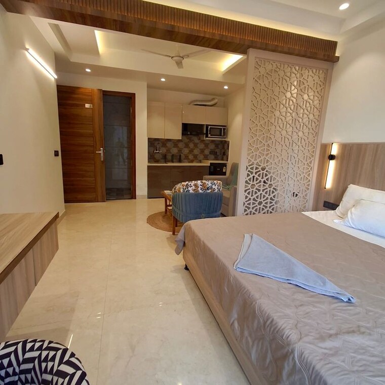 Bedroom, sector 31 Studio 649 Sq.Ft. Builder Floor In Sector 31 Gurgaon 10205696