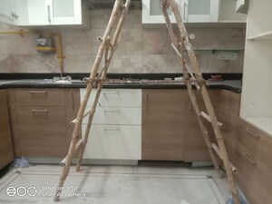 Kitchen in 3 BHK Builder Floor at Malviya Nagar – for Rent