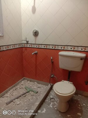 Bathroom in 3 BHK Builder Floor at Malviya Nagar – for Rent
