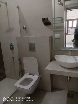 Bathroom in 3 BHK Builder Floor at Malviya Nagar – for Rent
