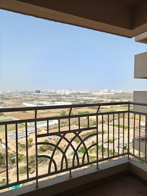 Balcony in 3 BHK Apartment at The Center Court, Sector 88a – for Rent