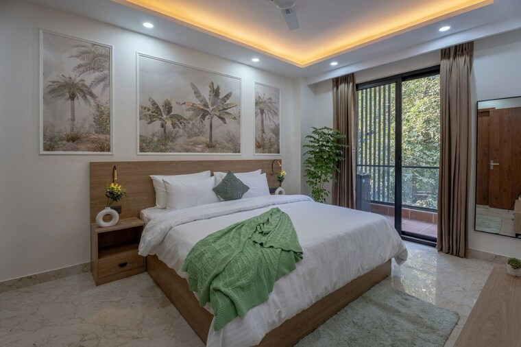 Bedroom, south city 1 2 Bedroom 1399 Sq.Ft. Builder Floor In South City 1 Gurgaon 10205800