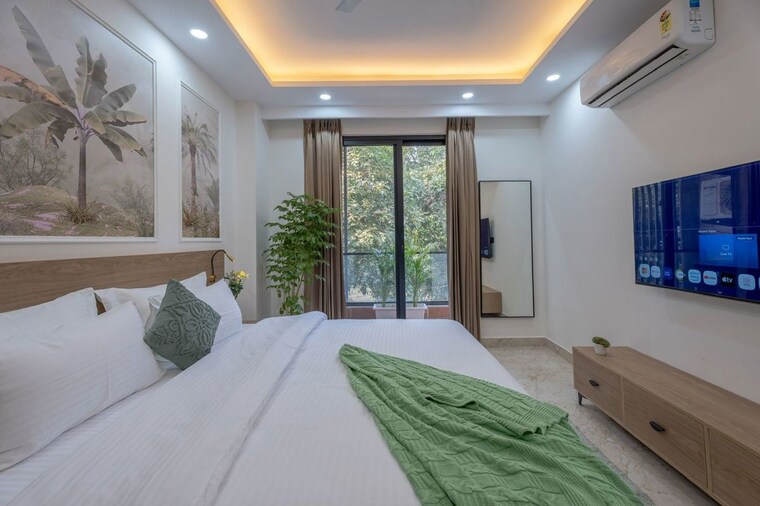 Bedroom, sector 45 2 Bedroom 1389 Sq.Ft. Builder Floor In Sector 45 Gurgaon 10205803