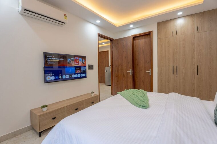 Bedroom, sector 45 2 Bedroom 1389 Sq.Ft. Builder Floor In Sector 45 Gurgaon 10205803
