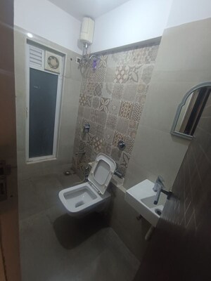 Bathroom in 2 BHK Apartment at Gurukrupa Marina Enclave, Malad West – for Rent