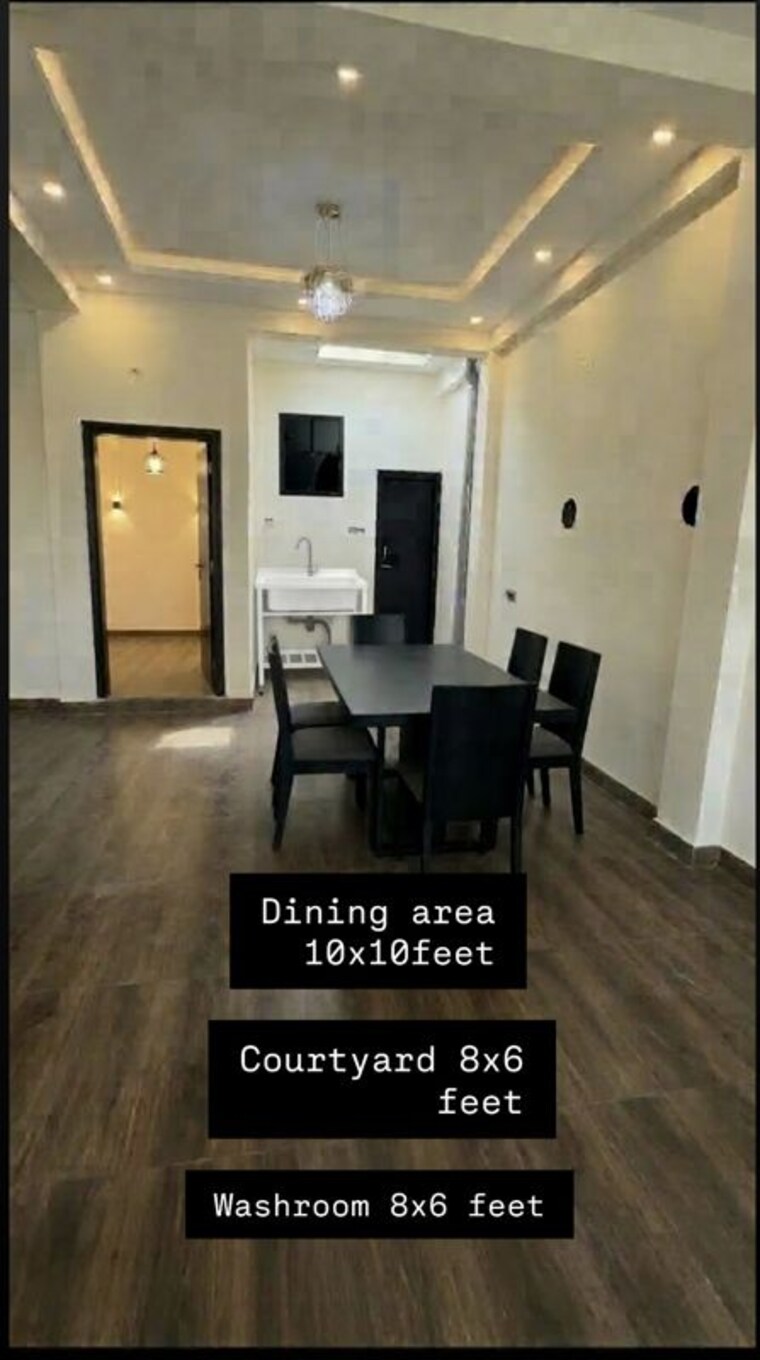 Dining area, fm-crimson 3 Bedroom 1200 Sq.Ft. Independent House In Indira Nagar Lucknow 10205854