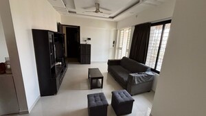 Living Room in 2 BHK Apartment at Sonigara Omega Paradise, Wakad – for Rent