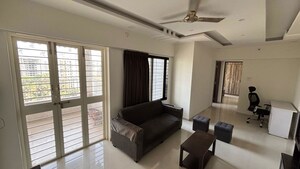 Living Room in 2 BHK Apartment at Sonigara Omega Paradise, Wakad – for Rent