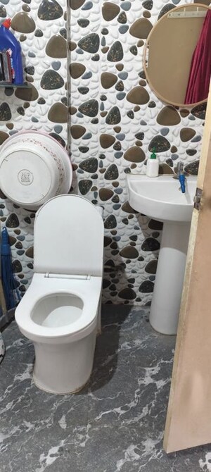 Bathroom in 3 BHK Apartment at Manav Silver Skyscapes, Wakad – for Rent