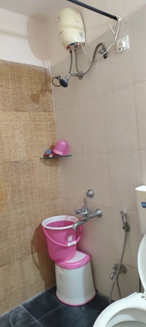 Bathroom in 3 BHK Apartment at Manav Silver Skyscapes, Wakad – for Rent