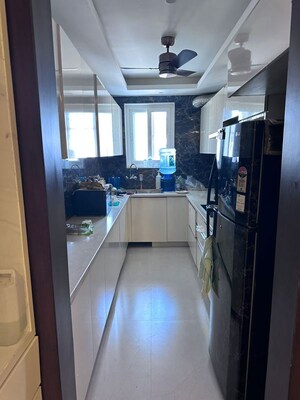 Kitchen in 1 BHK Builder Floor at Kohli One Malibu Town, Sector 47 – for Rent