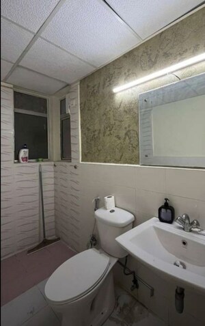 Bathroom in 2 BHK Apartment at Rishita Manhattan, Gomti Nagar – for Rent