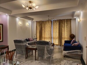 Living Room in 3 BHK Builder Floor at Nehru Enclave – for Rent